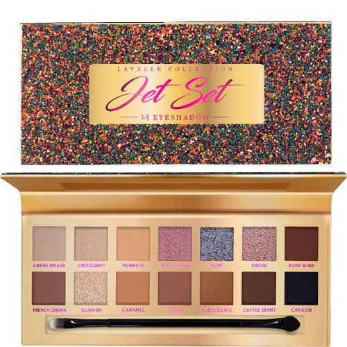 LavelleCollection Eye shadow JET SET 14 colors tone 01 posh